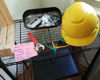 Hard Hat $8
Magnetic Tray $10
Wrench $4
Wires $2 ea.
File folder $3