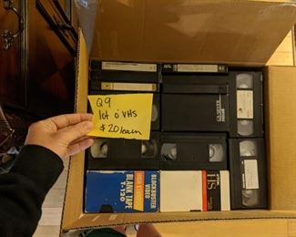 VHS $20 lot