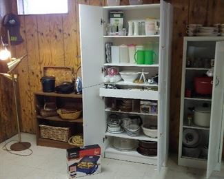 Kitchen Stuff - Wicker Baskets - Storage Cabinets