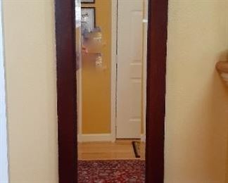 Oriental style wall mirror