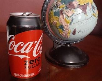 Small globe - coke can for scale