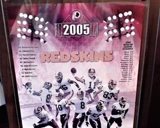 REDSKINS 2005 Plaque