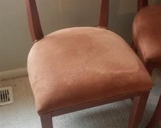 Elegant and sturdy dining chairs enhance any room. $25 each