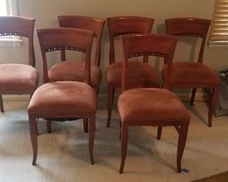 Set of six dining chairs, immaculate! $25 per chair
