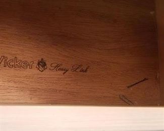 Wicker by Henry Link/Lexington nightstands