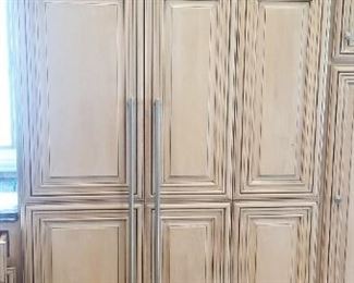 Sub-Zero 632 refrigerator with custom cabinetry front
