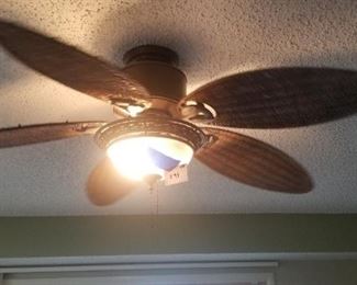Ceiling fan with light $75