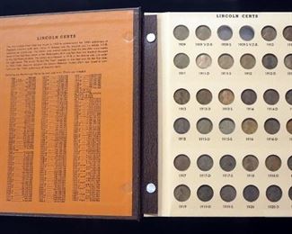 Coin Collection Includes Liberty Nickels 1883-1912, 2 Missing And Lincoln Cents 1909-1991, Some Missing, In Collectors Books