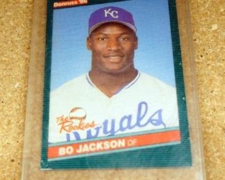 1986 Donruss The Rookies Baseball #38 Bo Jackson Kansas City Royals Rookie Card