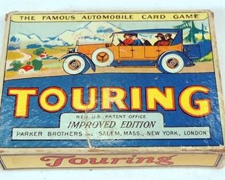 Vintage Parker Bros Touring Card Game Improved Edition