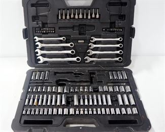 Stanley Socket And Wrench Set Various Sizes In Hard Case