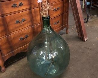 $20. Is cracked.  Very large glass vase 