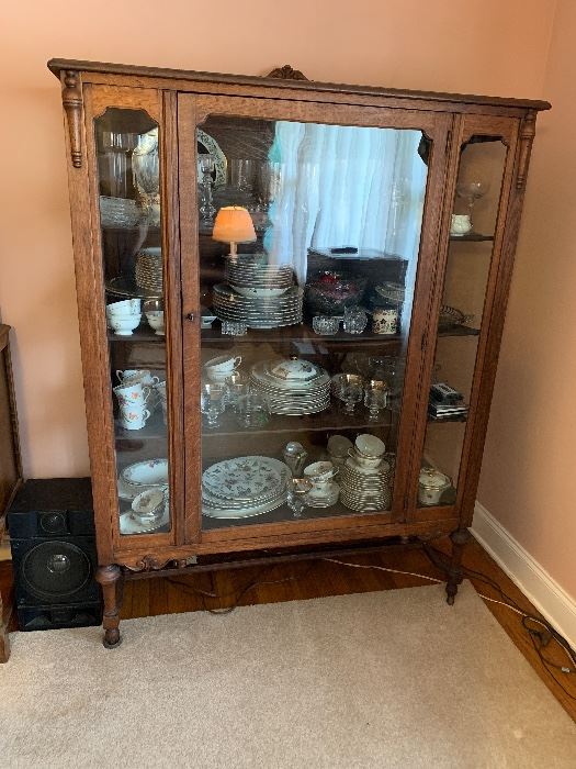 #1	Antique china/display cabinet 46"x17"x65"	 $150.00   SOLD
