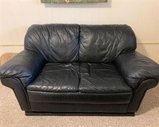 #27	Leather loveseat 64"L	 $75.00 
