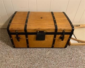 #29	Little trunk 25"x14"x12"	 $30.00 
SOLD
