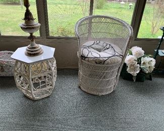 #35	Wicker chair	 $10.00 
#36	Side table	 $10.00 
SOLD