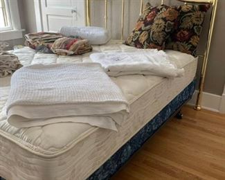 Queen Bed and Pottery Barn Bedding