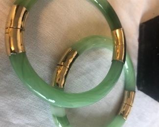 Jade like bracelets 