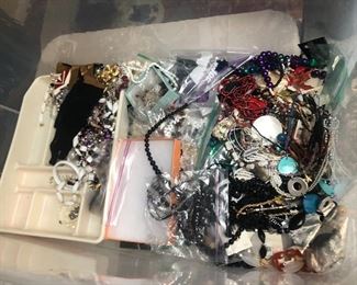 Boxes of jewelry