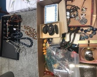 Boxes of jewelry