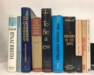 https://www.ebay.com/itm/114154041816 KB0002: Lot of 24 Jewish Books