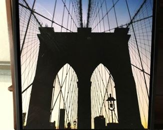 https://www.ebay.com/itm/114154236009 LAN776: Brooklyn Bridge Giclee Print On Board Local Pickup $20