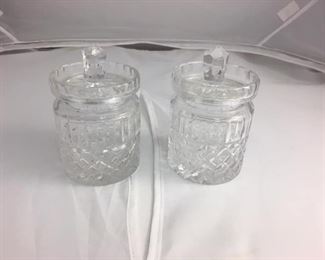 https://www.ebay.com/itm/124128666270 KB0041: Lead Crystal Mustard Jars, 2 Jars
