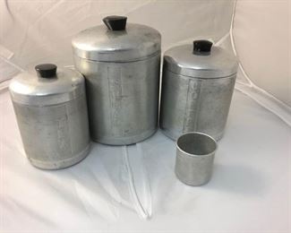 https://www.ebay.com/itm/114159945789 LAN9982: Mid Century Counter Ware Aluminum Tea, Coffee... Local Pickup $20