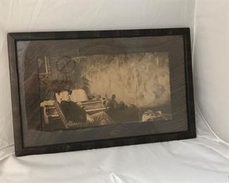 https://www.ebay.com/itm/114159959592 LAN9987: Framed Antique Print $20 Local Pickup