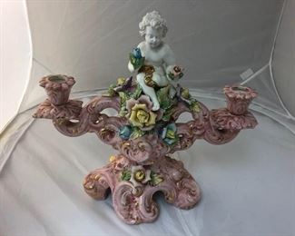 https://www.ebay.com/itm/114159962689 LAN9989: Capodimonte Porcelain Candelabra Local PIckup $75