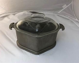 https://www.ebay.com/itm/124131033393 LAN9992: Vintage Gaurdian Ware Service Cast Aluminum Pot Triangle Glass Lid Rare $25