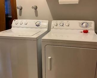 Nice clean GE washer and Dryer