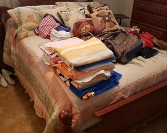 blankets, purses, furniture