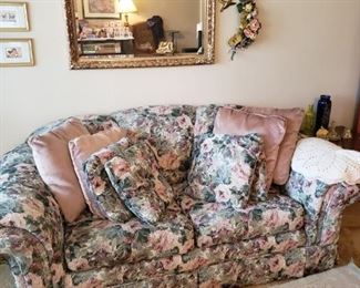 floral loveseat