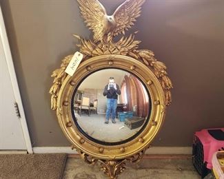Convex Mirror with Frame
Measures approx. 47" tall and 24" wide