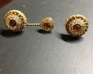 jewelry - cufflinks and tie clips - $10 to $20 for set