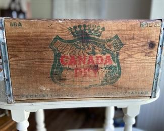 ITEM #24 Vintage Canada Dry crate $28