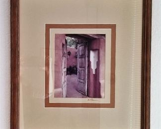 #45 Framed door art - $45