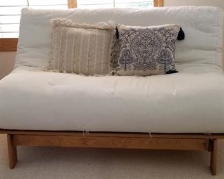 #48 White futon - 80" - $150