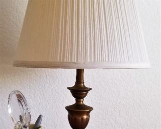 #51 Bronze Vintage Lamp - $25
