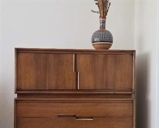 #26 Vintage teak tall dresser$475