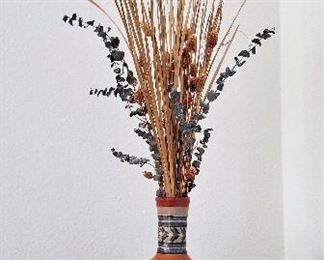 #68 Pottery vase - $22