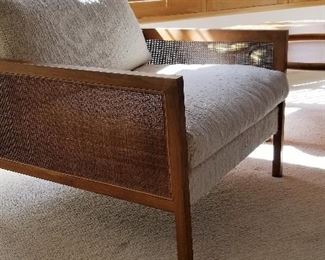 #73 Vintage Side Chair with wood frame - $150