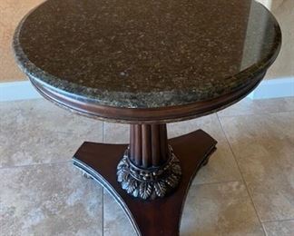 Marble Top End Table $69