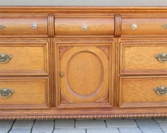 King Bedroom Suite: Lexington Headboard, Footboard, Dresser w Mirror, Wardrobe w Mirrored Front, Nightstand AVAILABLE AT AN OFF-SITE LOCATION