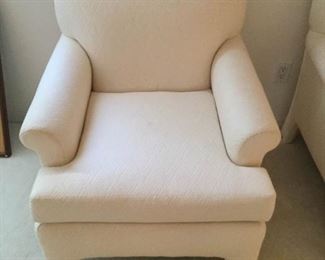 White upholstered chair https://ctbids.com/#!/description/share/365501