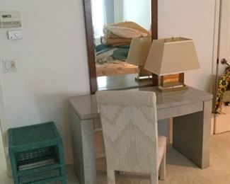 Lane Desk, Mirror and Chair https://ctbids.com/#!/description/share/367382 