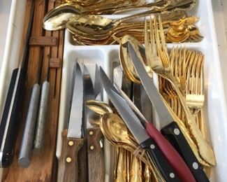 Set of Goldplate Flatware and Knives https://ctbids.com/#!/description/share/367954
