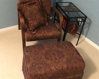 Chair and ottoman 35.00
