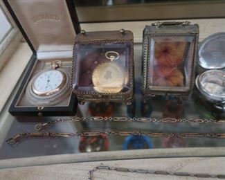 Pocket watches and cases